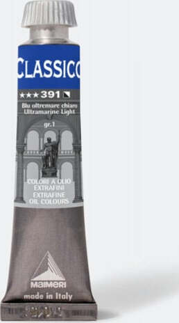 Colore a olio - extrafine - 20 ml - blu oltremare chiaro - Maimeri Giochi e giocattoli/Attività creative/Accessori per disegnare e colorare/Pittura/Acquarelli Eurocartuccia - Pavullo, Commerciovirtuoso.it