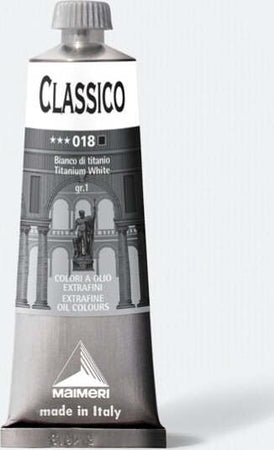 Colore a olio - extrafine - 60 ml - bianco di titanio - Maimeri Giochi e giocattoli/Attività creative/Accessori per disegnare e colorare/Pittura/Acquarelli Eurocartuccia - Pavullo, Commerciovirtuoso.it