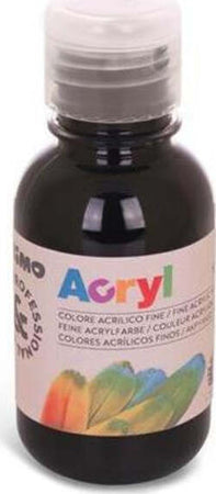 Colore-acrilico-fine-125ml-nero-Primo