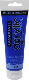 Colore acrilico fine Graduate - 120 ml - blu cobalto imitazione - Daler Rowney Giochi e giocattoli/Attività creative/Accessori per disegnare e colorare/Pittura/Acquarelli Eurocartuccia - Pavullo, Commerciovirtuoso.it