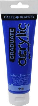 Colore acrilico fine Graduate - 120 ml - blu cobalto imitazione - Daler Rowney Giochi e giocattoli/Attività creative/Accessori per disegnare e colorare/Pittura/Acquarelli Eurocartuccia - Pavullo, Commerciovirtuoso.it