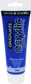 Colore acrilico fine Graduate - 120 ml - blu ftalo - Daler Rowney Giochi e giocattoli/Attività creative/Accessori per disegnare e colorare/Pittura/Acquarelli Eurocartuccia - Pavullo, Commerciovirtuoso.it