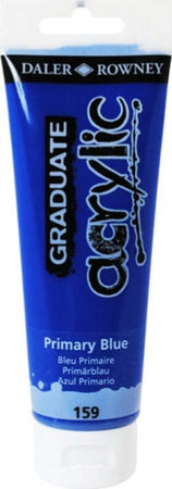Colore acrilico fine Graduate - 120 ml - blu primario - Daler Rowney Giochi e giocattoli/Attività creative/Accessori per disegnare e colorare/Pittura/Acquarelli Eurocartuccia - Pavullo, Commerciovirtuoso.it