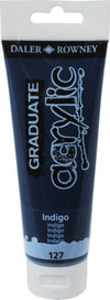 Colore acrilico fine Graduate - 120 ml - indigo - Daler Rowney Giochi e giocattoli/Attività creative/Accessori per disegnare e colorare/Pittura/Acquarelli Eurocartuccia - Pavullo, Commerciovirtuoso.it