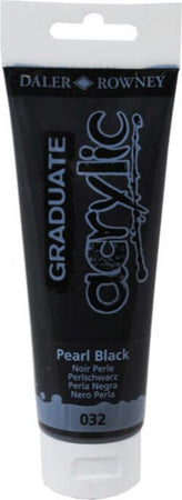 Colore acrilico fine Graduate - 120 ml - nero perla - Daler Rowney [multipack] 3 pezzi Giochi e giocattoli/Attività creative/Accessori per disegnare e colorare/Pittura/Acquarelli Eurocartuccia - Pavullo, Commerciovirtuoso.it