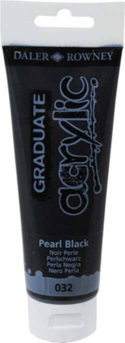Colore acrilico fine Graduate - 120 ml - nero perla - Daler Rowney [multipack] 3 pezzi Giochi e giocattoli/Attività creative/Accessori per disegnare e colorare/Pittura/Acquarelli Eurocartuccia - Pavullo, Commerciovirtuoso.it