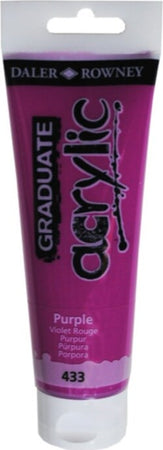 Colore acrilico fine Graduate - 120 ml - porpora - Daler Rowney Giochi e giocattoli/Attività creative/Accessori per disegnare e colorare/Pittura/Acquarelli Eurocartuccia - Pavullo, Commerciovirtuoso.it