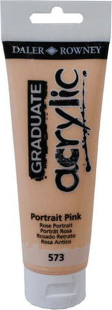 Colore acrilico fine Graduate - 120 ml - rosa incarnato - Daler Rowney Giochi e giocattoli/Attività creative/Accessori per disegnare e colorare/Pittura/Acquarelli Eurocartuccia - Pavullo, Commerciovirtuoso.it