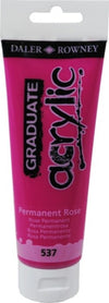 Colore acrilico fine Graduate - 120 ml - rosa permanente - Daler Rowney Giochi e giocattoli/Attività creative/Accessori per disegnare e colorare/Pittura/Acquarelli Eurocartuccia - Pavullo, Commerciovirtuoso.it