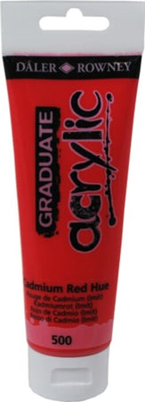 Colore acrilico fine Graduate - 120 ml - rosso cadmio imitazione - Daler Rowney Giochi e giocattoli/Attività creative/Accessori per disegnare e colorare/Pittura/Acquarelli Eurocartuccia - Pavullo, Commerciovirtuoso.it