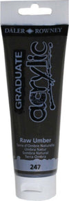 Colore acrilico fine Graduate - 120 ml - terra d'ombra naturale - Daler Rowney Giochi e giocattoli/Attività creative/Accessori per disegnare e colorare/Pittura/Acquarelli Eurocartuccia - Pavullo, Commerciovirtuoso.it