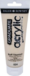 Colore acrilico fine Graduate - 120 ml - titanium buff - Daler Rowney Giochi e giocattoli/Attività creative/Accessori per disegnare e colorare/Pittura/Acquarelli Eurocartuccia - Pavullo, Commerciovirtuoso.it