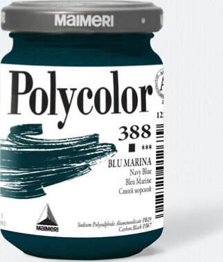 Colore vinilico Polycolor - 140 ml - blu marino - Maimeri Giochi e giocattoli/Attività creative/Accessori per disegnare e colorare/Pittura/Acquarelli Eurocartuccia - Pavullo, Commerciovirtuoso.it