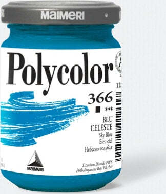 Colore vinilico Polycolor - 140 ml - celeste - Maimeri Giochi e giocattoli/Attività creative/Accessori per disegnare e colorare/Pittura/Acquarelli Eurocartuccia - Pavullo, Commerciovirtuoso.it