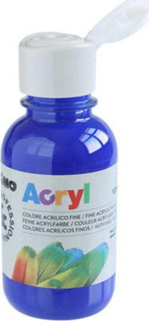 Colori Acryl - 125ml - blu oltremare - Primo Giochi e giocattoli/Attività creative/Accessori per disegnare e colorare/Pittura/Colori a tempera Eurocartuccia - Pavullo, Commerciovirtuoso.it