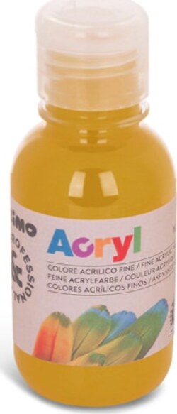 Colori Acryl - 125ml - giallo ocra - Primo Giochi e giocattoli/Attività creative/Accessori per disegnare e colorare/Pittura/Colori a tempera Eurocartuccia - Pavullo, Commerciovirtuoso.it