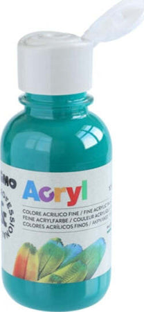 Colori Acryl - 125ml - verde smeraldo - Primo Giochi e giocattoli/Attività creative/Accessori per disegnare e colorare/Pittura/Colori a tempera Eurocartuccia - Pavullo, Commerciovirtuoso.it