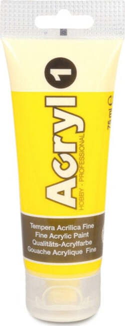 Colori Acryl - 75ml - giallo primario - Primo Giochi e giocattoli/Attività creative/Accessori per disegnare e colorare/Pittura/Colori a tempera Eurocartuccia - Pavullo, Commerciovirtuoso.it