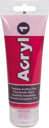 Colori Acryl - 75ml - rosso carminio - Primo Giochi e giocattoli/Attività creative/Accessori per disegnare e colorare/Pittura/Colori a tempera Eurocartuccia - Pavullo, Commerciovirtuoso.it