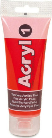 Colori Acryl - 75ml - vermiglio - Primo Giochi e giocattoli/Attività creative/Accessori per disegnare e colorare/Pittura/Colori a tempera Eurocartuccia - Pavullo, Commerciovirtuoso.it