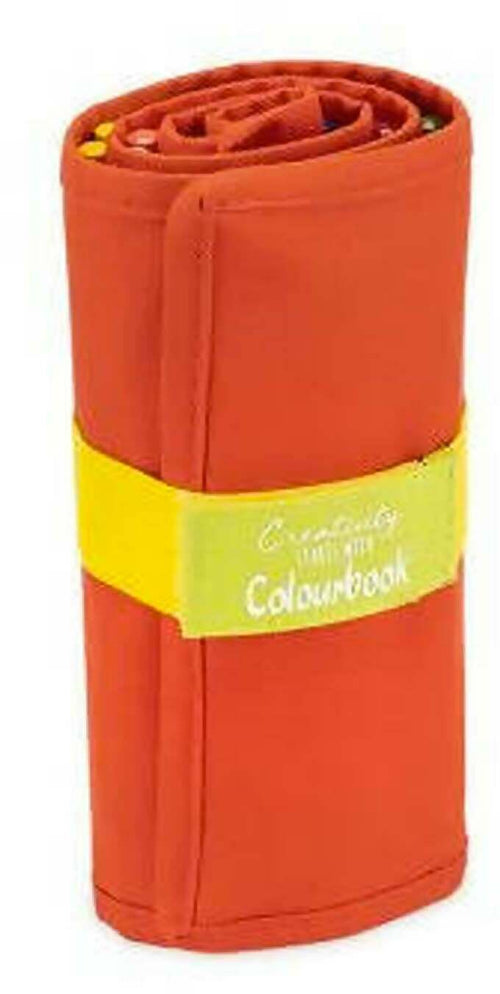 Colourbook Astuccio Portapastelli a Rotolo Creativity Porta Matite Colorate