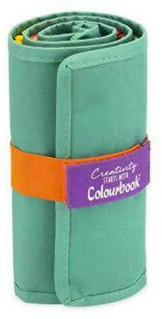 Colourbook Astuccio Portapastelli a Rotolo Creativity Porta Matite Colorate