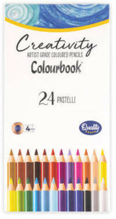 Colourbook Pastelli Artist Grade Creativity Set Di Matite Colorate per Disegnare E Colorare