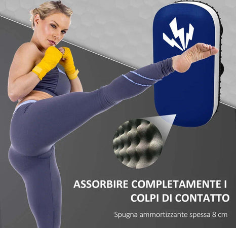 Colpitore-Boxe-e-Muay-Thai-Imbottito-per-Braccio,-in-PU-e-EPE,-38x20x18-cm,-Blu-GT5A91-312V00BUGT5