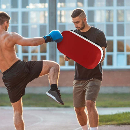Colpitore-Boxe-e-Muay-Thai-Imbottito-per-Braccio,-in-PU-e-EPE,-38x20x18-cm,-Rosso-MH6A91-312V00RDMH6