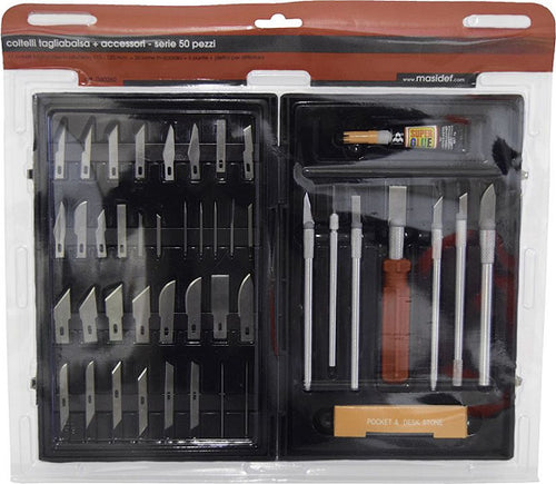 COLTELLI-TAGLIABALSA-+-ACCESSORI-SERIE-50-PEZZI