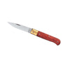 Coltellino Pieghevole Calabrese da tasca Lama in acciaio Inox con Manico in legno