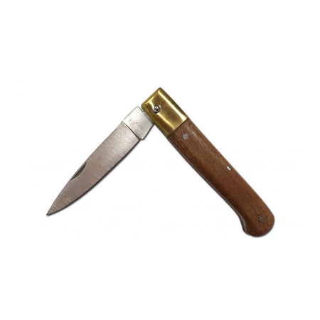 Coltellino Pieghevole "Calabrese" da tasca Lama in acciaio Inox con Manico in legno