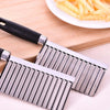 Coltello Ondulato Per Patate Cetrioli In Acciaio Affettatrice Accessori Cucina Casa e cucina/Utensili da cucina/Taglia patate Trade Shop italia - Napoli, Commerciovirtuoso.it