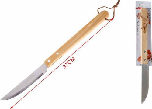 Coltello Per Barbecue 37 Cm Grigliata Di Carne Bbq Con Manico In Legno 2406327 Casa e cucina/Elettrodomestici per la cucina/Piastre e griglie elettriche/Piastre Trade Shop italia - Napoli, Commerciovirtuoso.it