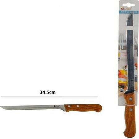Coltello Per Prosciutto Taglio Cucina Acciaio Manico Legno 34.5 Cm Casa, arredamento e bricolage > Cucina > Coltelli Trade Shop italia - Napoli, Commerciovirtuoso.it