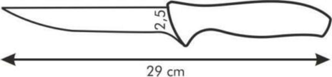 Coltello professionale per disossare con lama da 16 cm in Acciaio Inox temperato e manico in plastica Casa e cucina/Utensili da cucina/Coltelli da cucina/Coltelli da disosso La Zappa - Altamura, Commerciovirtuoso.it