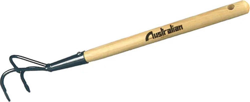 Coltivatore a tre denti con manico in legno 35 cm Fai da te/Utensili elettrici e a mano/Attrezzi da giardinaggio/Pianta bulbi La Zappa - Altamura, Commerciovirtuoso.it