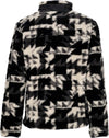 COLUMBIA-Orsetto-Uomo-Winter-Pass-Print-Fleece-Full-Zip-Black-Quilted-da-uomo