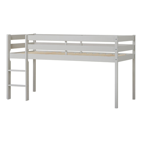 Letto semielevato ECO Comfort 90x200 cm a doghe - Tortora