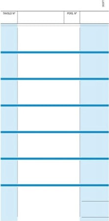 Comande a 7 tagliandi - snap 2 copie autoric. - 23 x 10 5 cm - DU16197T000 - Data Ufficio Cancelleria e prodotti per ufficio/Archivio ufficio e accessori per scrivania/Modulistica e conservazione registri/Libri e registri contabili Eurocartuccia - Pavullo, Commerciovirtuoso.it