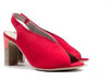 COMART Sandalo donna in camoscio rosso