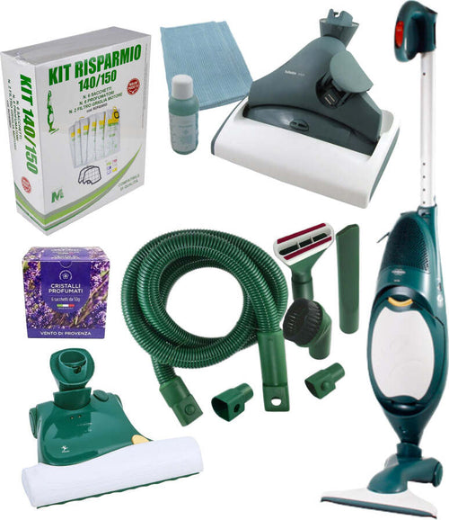 Combo Folletto VK 140 + Kit tubo + Pulilava SP520 + Battitappeto EB350 Casa e cucina/Aspirapolvere e pulizia di pavimenti e finestre/Aspirapolvere/Aspirapolvere verticale Grow Up - Casoria, Commerciovirtuoso.it