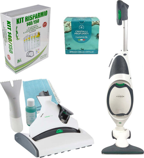 Combo Folletto Vk 150 + Pulilava Sp530 Casa e cucina/Aspirapolvere e pulizia di pavimenti e finestre/Aspirapolvere/Aspirapolvere verticale Grow Up - Casoria, Commerciovirtuoso.it