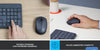 Combo Tastiera e Mouse Wireless Logitech per Windows Ricevitore Unifying USB 2,4 GHz 15 Tasti FN Lunga Durata della Batteria PC Layout Italiano QWERTY