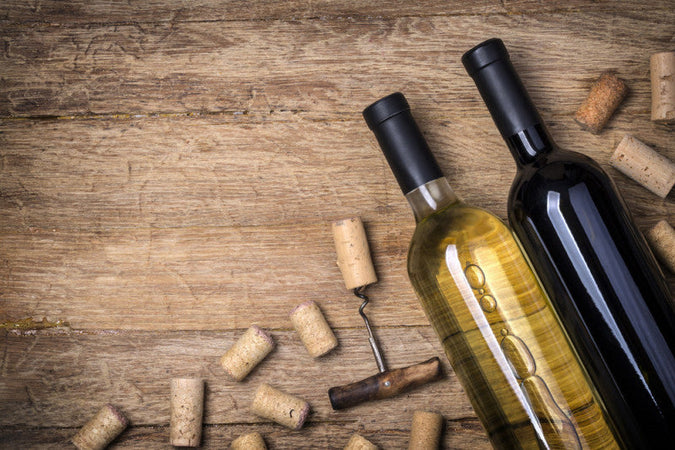 Bottiglia in vetro per vino "Bordolese Ecova" con imboccatura a tappo di sughero 750 mL