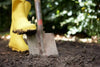 Badile quadro da giardino rinforzato con manico a D in fibra di vetro