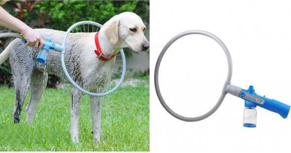 Comfort-Wash-360-Anello-Grande-Per-Lavare-Cane-Gatto-Animali-Domestici-Lavaggio