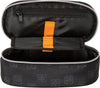 Comix Anime Astuccio Scuola Ovale Organizzato Nero Astuccio Portapenne Compatto 22x7x10 Cm