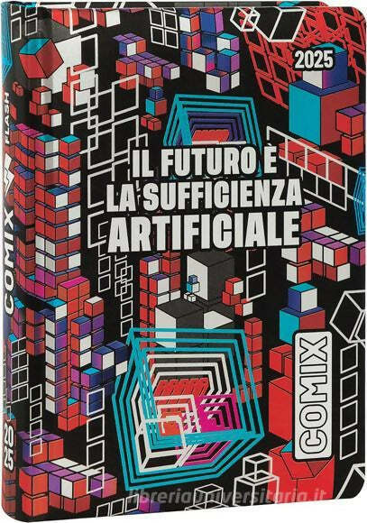 Comix flash 2024-2025. diario agenda 13 mesi. rosso