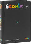 COMIX Scomix by Sio - Diario Scolastico 16 Mesi 2024-2025, Diario Scuola per Bambini e Ragazzi, Colorato, con Copertina Rigida e 512 Pagine, Ideale per Scuola Elementare e Media, 12x16.5 cm, Nero